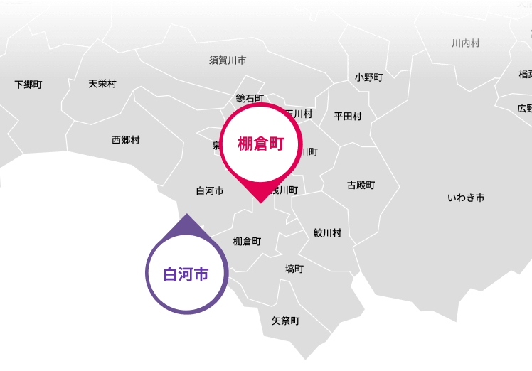 福島県の地図