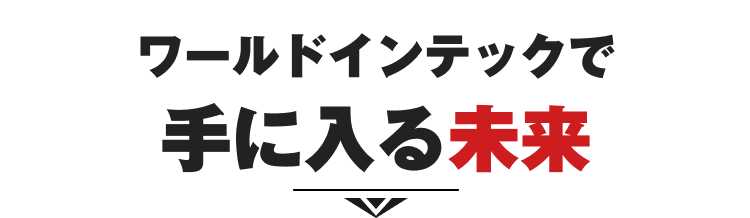 ワールドインテックで手に入る未来