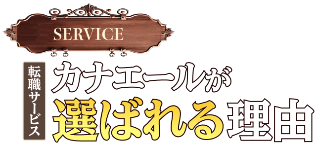 転職サービスカナエールが選ばれる理由