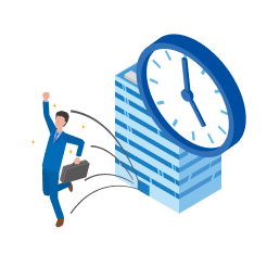 月残業時間は15時間と少なめ!有給取得も推奨され、有休消化率は約80%!全社的に社員の働きやすさを大事にしています!