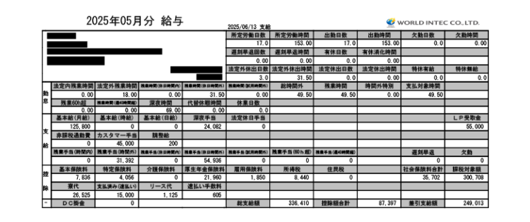 給与明細