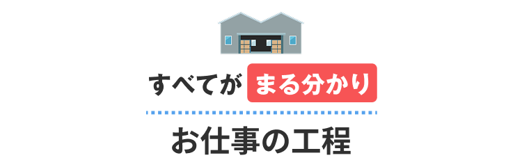 お仕事の行程