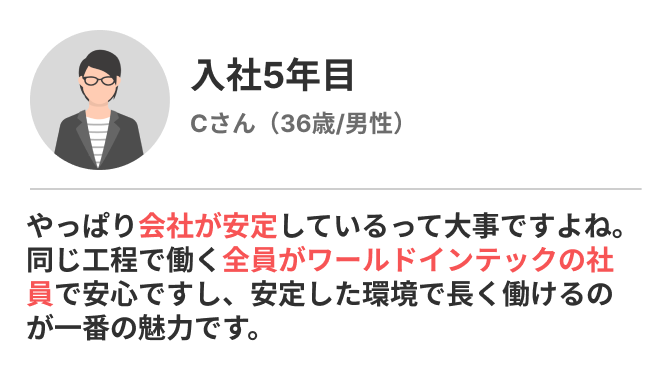 社員Cさん