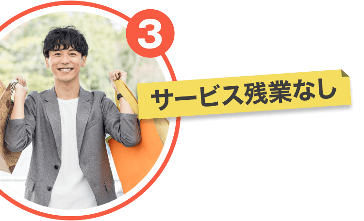 サービス残業なし｜明るく退勤する画像