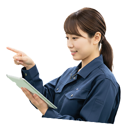 仕事紹介をする女性のイメージ画像